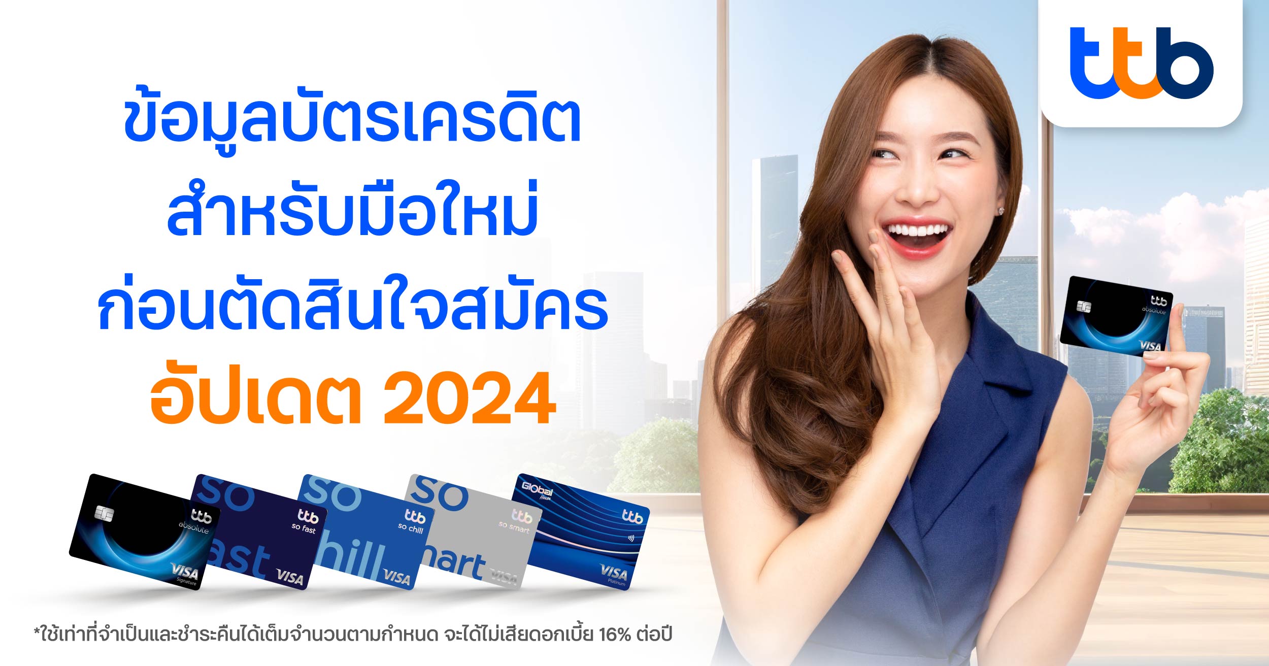 บัตรเครดิตอัปเดต2024